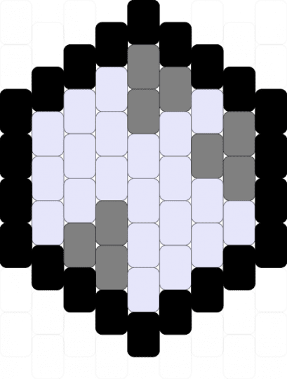 lil moon charm - gray,white