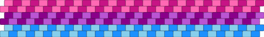 Bisexual Flag Cuff! (Slight redesign) - pink,light blue,lgbtq,bi,bisexual