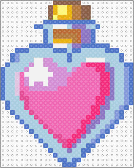 Love Potion - blue,light blue,pink