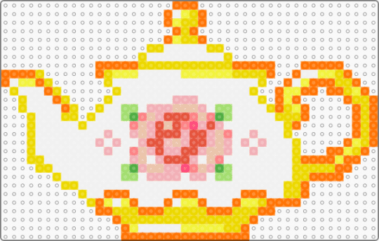 Teapot - yellow,orange