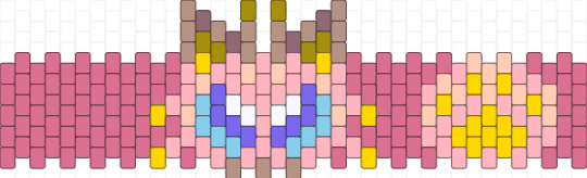 Pink alien cat - beige,pink