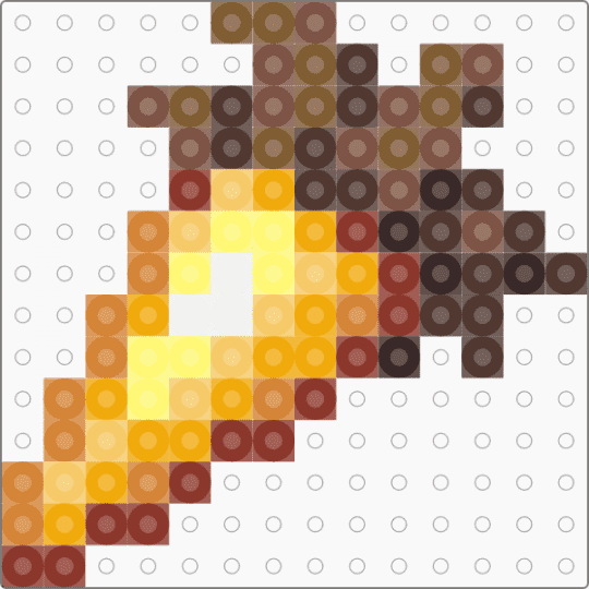 golden carrot minecraft - brown, carrot, gold, minecraft, orange, tan