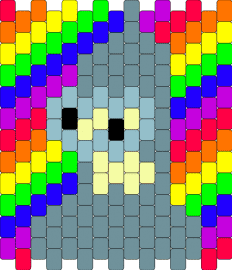 Rainbow Bender (Wonky Eye Edition) - bender,futurama,rainbow,robot,cartoon