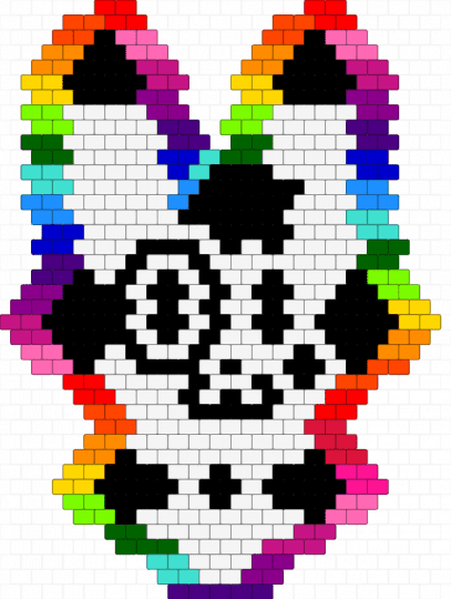 Checkerz - white,pink,green,colorful