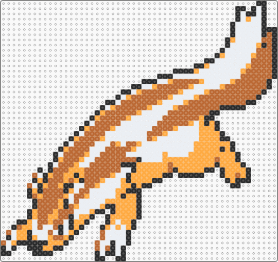 Emerald Seaglass Linoone - tan,orange