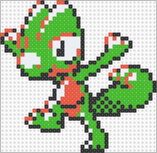 Emerald Seaglass Treecko - green