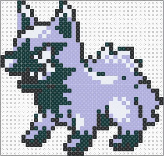 Emerald Seaglass Poochyena - pink