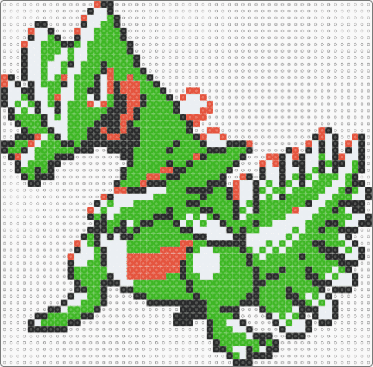 Emerald Seaglass Sceptile - green