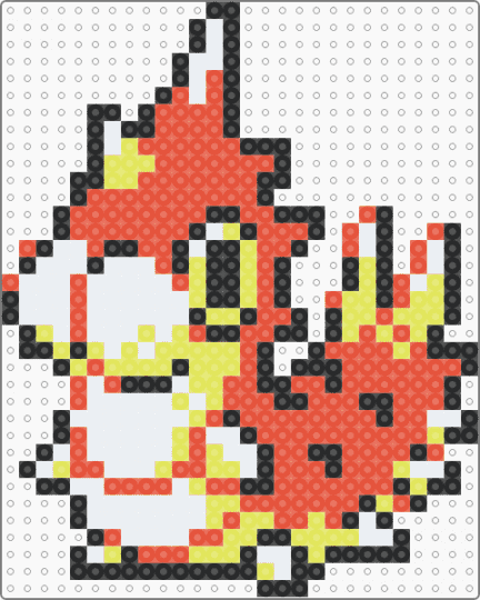 Emerald Seaglass Wurmple - red,yellow
