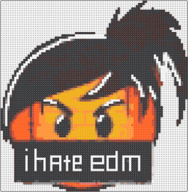 concept1 - i hate edm,emoji,text,angry,mad,orange,black