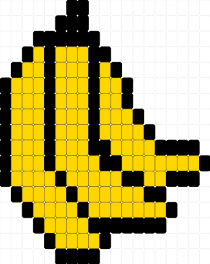 banana - black,yellow