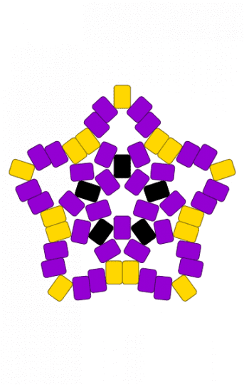 DAVE MILLER INSPO STAR :D - purple, yellow