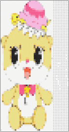 Ooo - chiitan,youtooz,character,plush,cute,yellow,white,pink