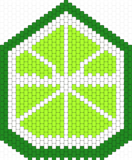 lime bag back+ colored flap - green,white