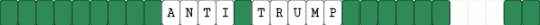 Anti trump single - white,green