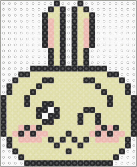 Usagi charm/keychain - yellow,chiikawa,usagi,charm,keychain