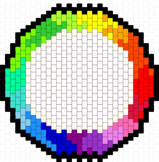 Colorwheel Bag Panel (Back, also read desc) - bag, circle, colorful, colorwheel, green, osc, panel, purple, red, white