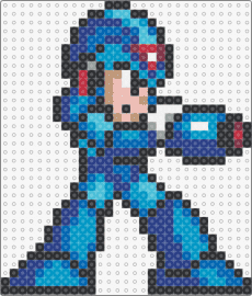 Megaman X normal - mega man,capcom,nintendo,sega,video game,character,blue