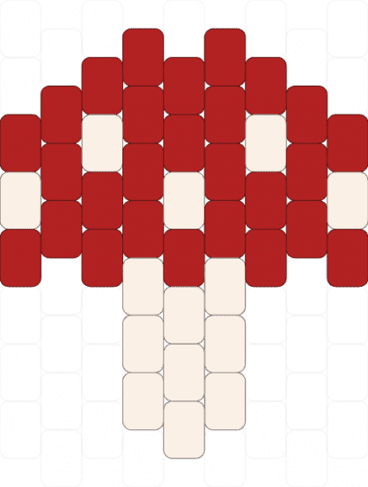 Mushroom - red, white