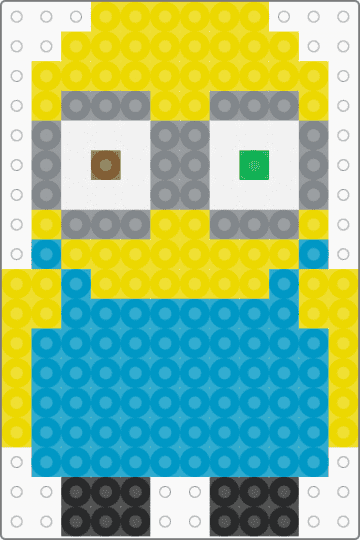 bob - minion,light blue,yellow