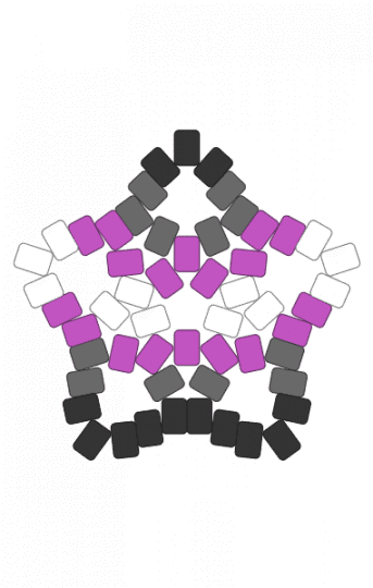 Demigirl star!(Goes with Demigirl cuff!) - demi, demigirl, girlyboy, gray, june, late, love, pink, pride, youcore