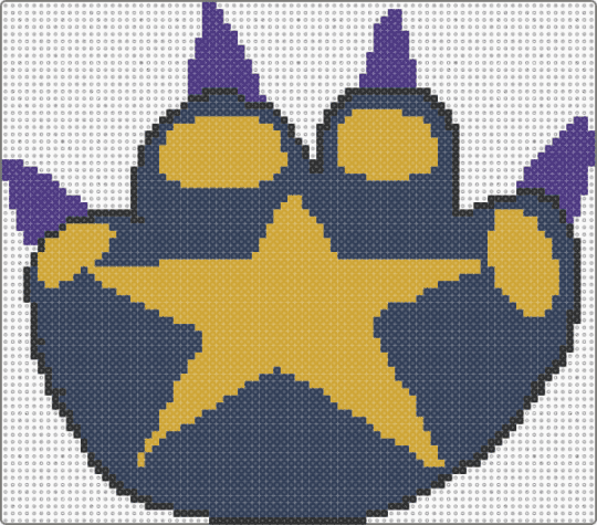 Fursona paw - purple,orange,ali3nskulls,fursona,request