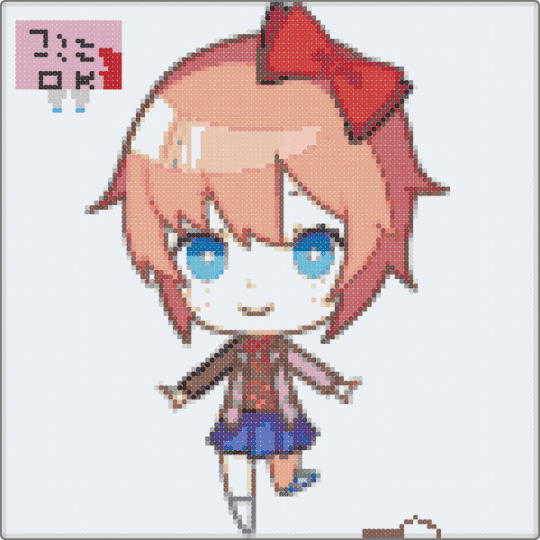 (TW Blood and disturbing items) Sayori - just, monika