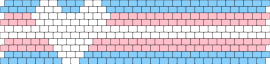 Trans pride - trans,pride,heart,cuff,community,light blue,pink,white