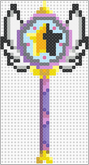 star butterfly wand :0 - beige,gray,light blue,colorful