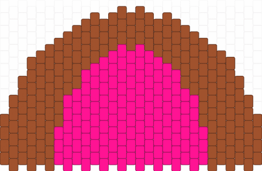 Teddy bear ear - red,pink