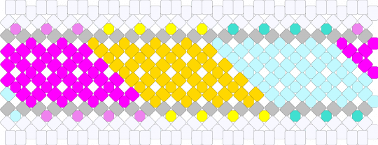 Pride - light blue,yellow,pink