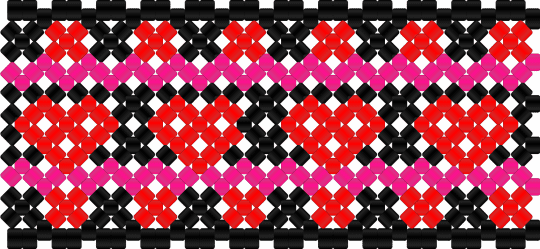 Velvette test - pink, red