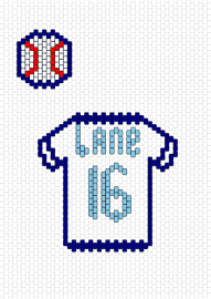 Lane Jersey - jersey,baseball,sports,athlete,number,blue