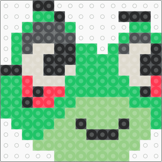 Ribbit - green,teal,ribbit,tadc,the amazing digital circus,glitch