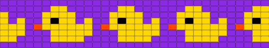 Purple Ducky Cuff - purple,yellow