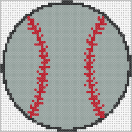 baseball - baseball,sports,athletic,gray,red