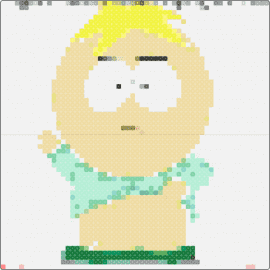 Butters - butters,south park,character,tv show,cartoon,tan,green,yellow