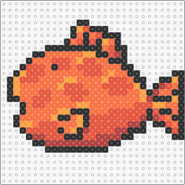 Wii Play Touchy Fish (Alt: Top Tier) - fish,king of the pond,video game,wii,striking,fiery,gaming,orange