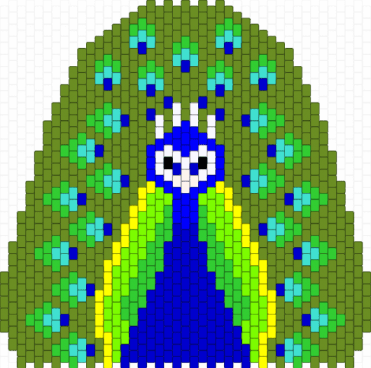 Peacock - green