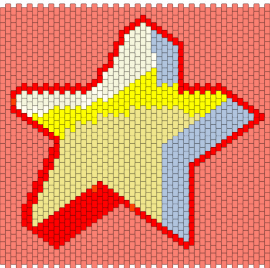 Steven Universe Star - orange,steven universe,kandi