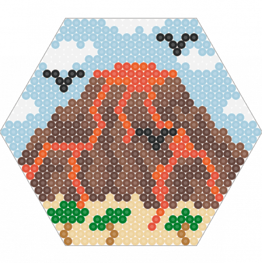 Sudden Eruption - tan,brown,light blue,cotdvolcanoes,volcano,tropical,eruption,beach