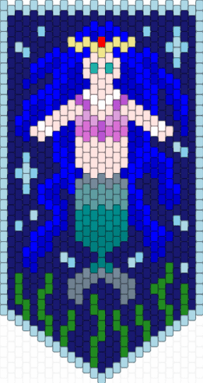 Mermaid Queen Banner - light blue,purple,cotdmermaids,mermaid,banner,queen