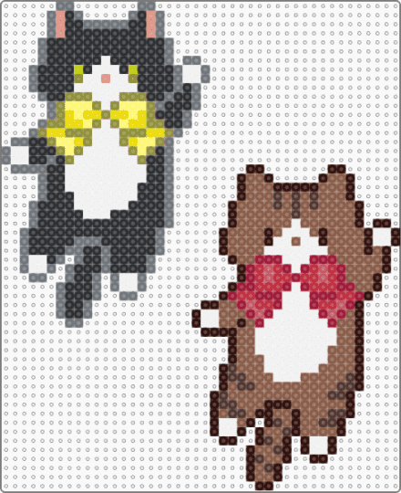 Kitty kitty - gray,brown,red,tan