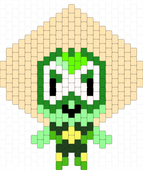 SU: Lil peridot - beige, cartoon, character, charm, cute, gem, peridot, steven universe