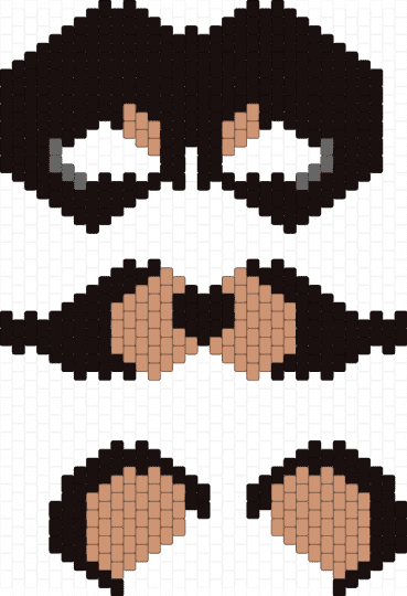 !REMIX! Black bear therian mask - animal, bear, beige, black, black bear, mask, therian, therian mask