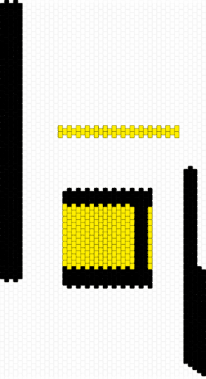 Disassembly drone tail - advanced, black, character, disassembly drone, emo, glitch, murder drones, tail, yellow