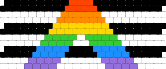 ally flag - white,green,purple,colorful,ally,straight,pride,flag,hetgem