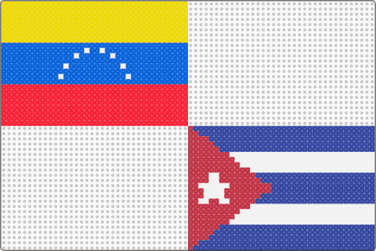 Day 4: Venezuela & Cuba - red,purple