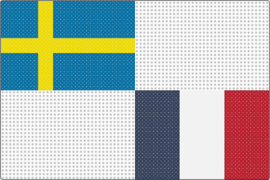 Day 7: Sweden & France - blue
