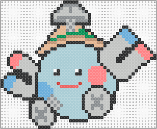 Ditto Magnemite - light blue,beige,magnemite,pokopia,pokemon